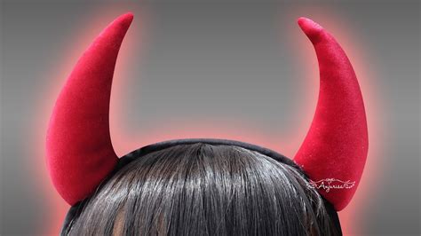 devil horns headband diy